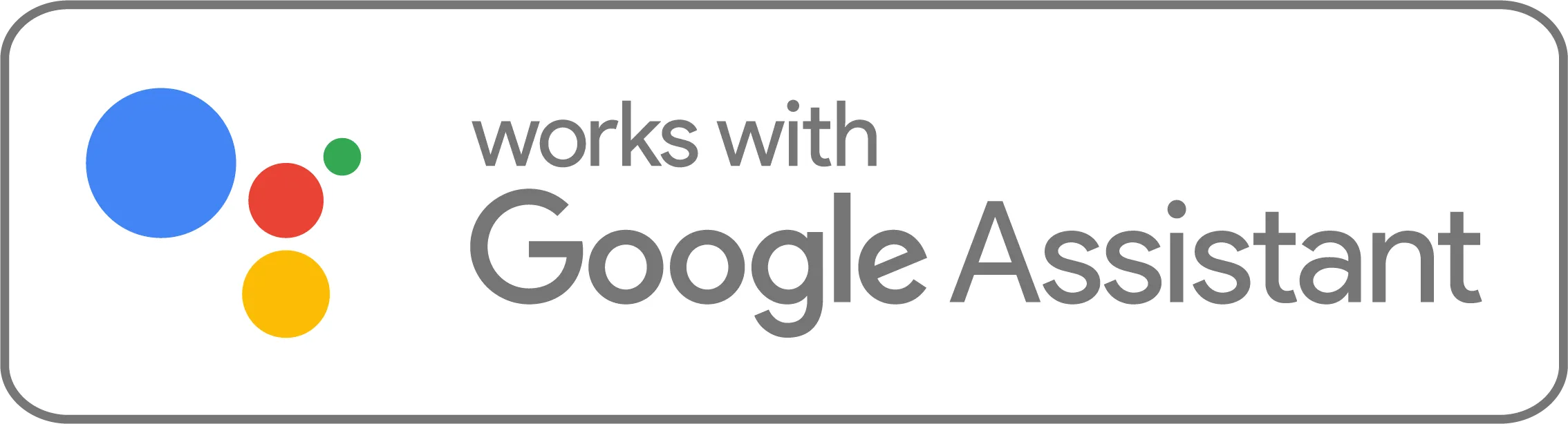 Works with Google Assistant